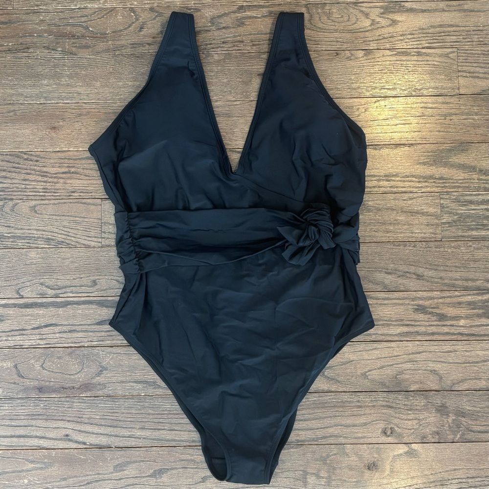 NWT! • Adore Me Kaitlyn Contour Plus Tie Waistband Swimsuit • size 3X
